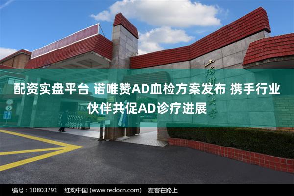 配资实盘平台 诺唯赞AD血检方案发布 携手行业伙伴共促AD诊疗进展