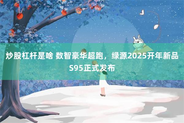 炒股杠杆是啥 数智豪华超跑，绿源2025开年新品S95正式发布